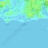 Mappa topografica South End Point, altitudine, rilievo