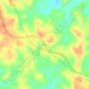 Mappa topografica Lassater, altitudine, rilievo
