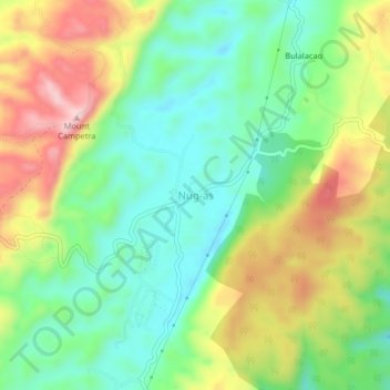 Mappa topografica Nug-as, altitudine, rilievo