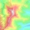 Mappa topografica Farneta, altitudine, rilievo