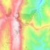 Mappa topografica La Sierra, altitudine, rilievo