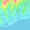 Mappa topografica Bel-Air, altitudine, rilievo