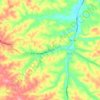 Mappa topografica Erin, altitudine, rilievo