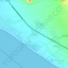Mappa topografica La Palma, altitudine, rilievo