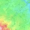 Mappa topografica La Ribière, altitudine, rilievo