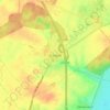 Mappa topografica Kritzkow, altitudine, rilievo