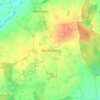 Mappa topografica Neuenhagen, altitudine, rilievo