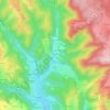 Mappa topografica Les Villas, altitudine, rilievo