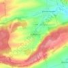 Mappa topografica Gößnitz, altitudine, rilievo