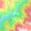 Mappa topografica Jang, altitudine, rilievo