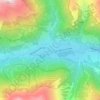 Mappa topografica St. Jakob, altitudine, rilievo