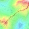 Mappa topografica Bocchetta d'Arbola, altitudine, rilievo