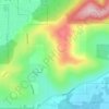 Mappa topografica Dogpatch, altitudine, rilievo