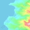 Mappa topografica Hamlet, altitudine, rilievo