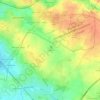 Mappa topografica La Moie, altitudine, rilievo