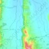 Mappa topografica Houahou Nord, altitudine, rilievo