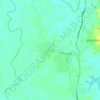 Mappa topografica La Lima, altitudine, rilievo