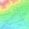 Mappa topografica Puca Puca, altitudine, rilievo