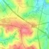 Mappa topografica Nova Aparecida, altitudine, rilievo
