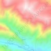 Mappa topografica Provincia de Tarma, altitudine, rilievo