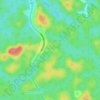 Mappa topografica Bénebalot, altitudine, rilievo