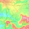 Mappa topografica Cann Common, altitudine, rilievo