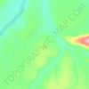 Mappa topografica Raglan Range, altitudine, rilievo