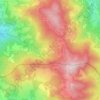 Mappa topografica Valserena, altitudine, rilievo