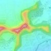 Mappa topografica Marunji tekdi, altitudine, rilievo