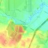 Mappa topografica Moores Crossing, altitudine, rilievo