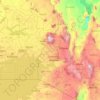 Mappa topografica Western, altitudine, rilievo
