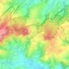 Mappa topografica Bois - Ten Bosse, altitudine, rilievo