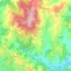 Mappa topografica San Marino, altitudine, rilievo