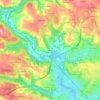 Mappa topografica Kerben, altitudine, rilievo