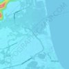Mappa topografica Bunga, altitudine, rilievo