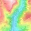 Mappa topografica Fiernaz Dessous, altitudine, rilievo