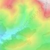 Mappa topografica Le Cougné, altitudine, rilievo