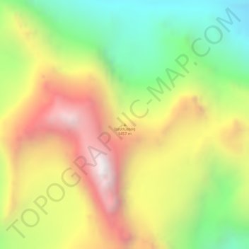 Mappa topografica Issuttussoq, altitudine, rilievo