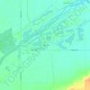 Mappa topografica Overland, altitudine, rilievo