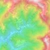 Mappa topografica Cardoso, altitudine, rilievo
