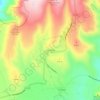 Mappa topografica Los Valles, altitudine, rilievo