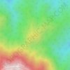 Mappa topografica Monte Pennino, altitudine, rilievo
