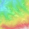 Mappa topografica Ponticelli di Sopra, altitudine, rilievo