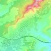 Mappa topografica el Mirador del Penedès, altitudine, rilievo