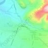 Mappa topografica A, altitudine, rilievo