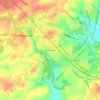 Mappa topografica West Dickson, altitudine, rilievo