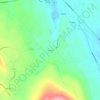 Mappa topografica Purling, altitudine, rilievo
