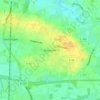 Mappa topografica Isenstedt, altitudine, rilievo