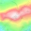 Mappa topografica Alto de Calar, altitudine, rilievo