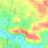 Mappa topografica La Chevrie, altitudine, rilievo